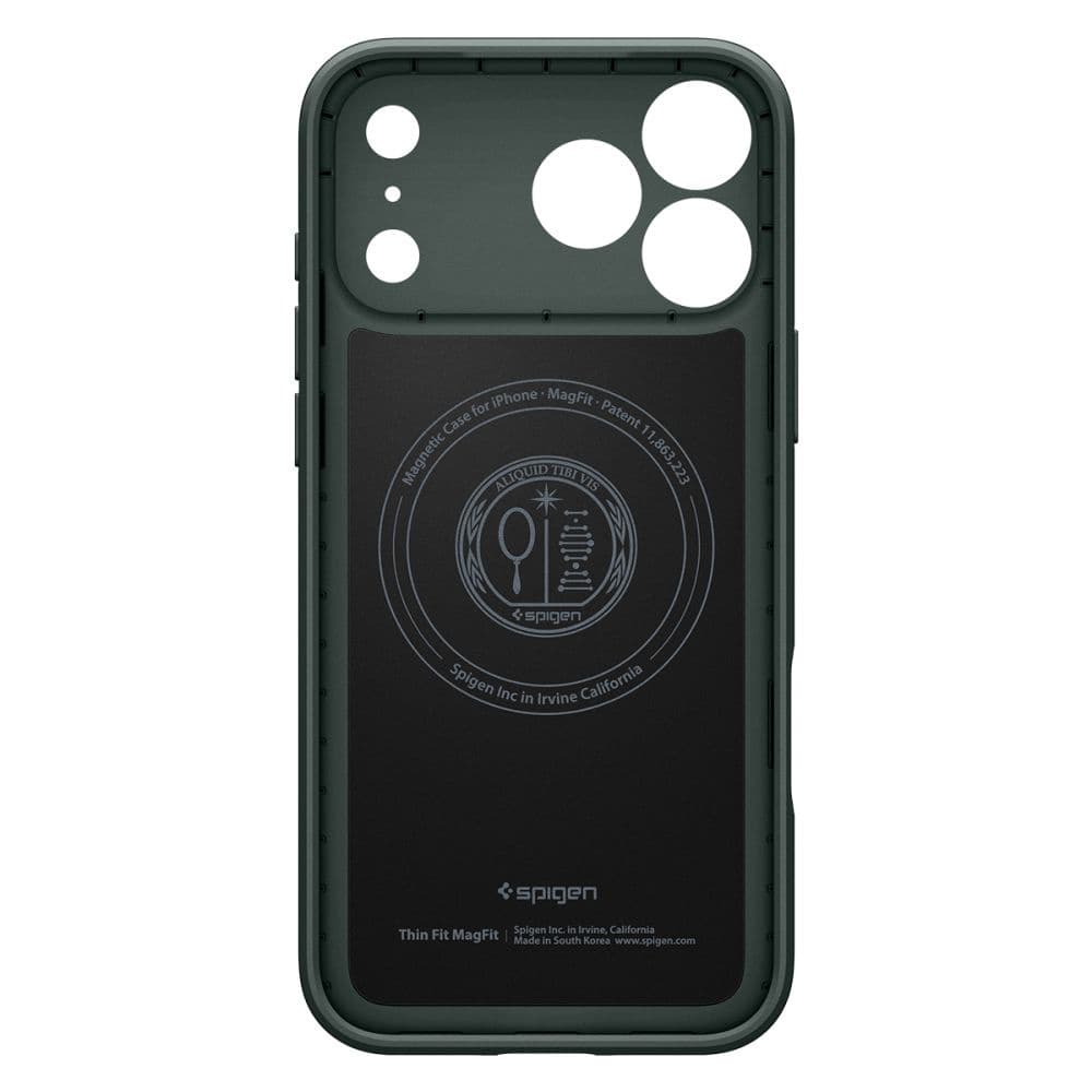 Spigen Thin Fit MagSafe iPhone 17 Pro Max Abyss Green - náhled 4