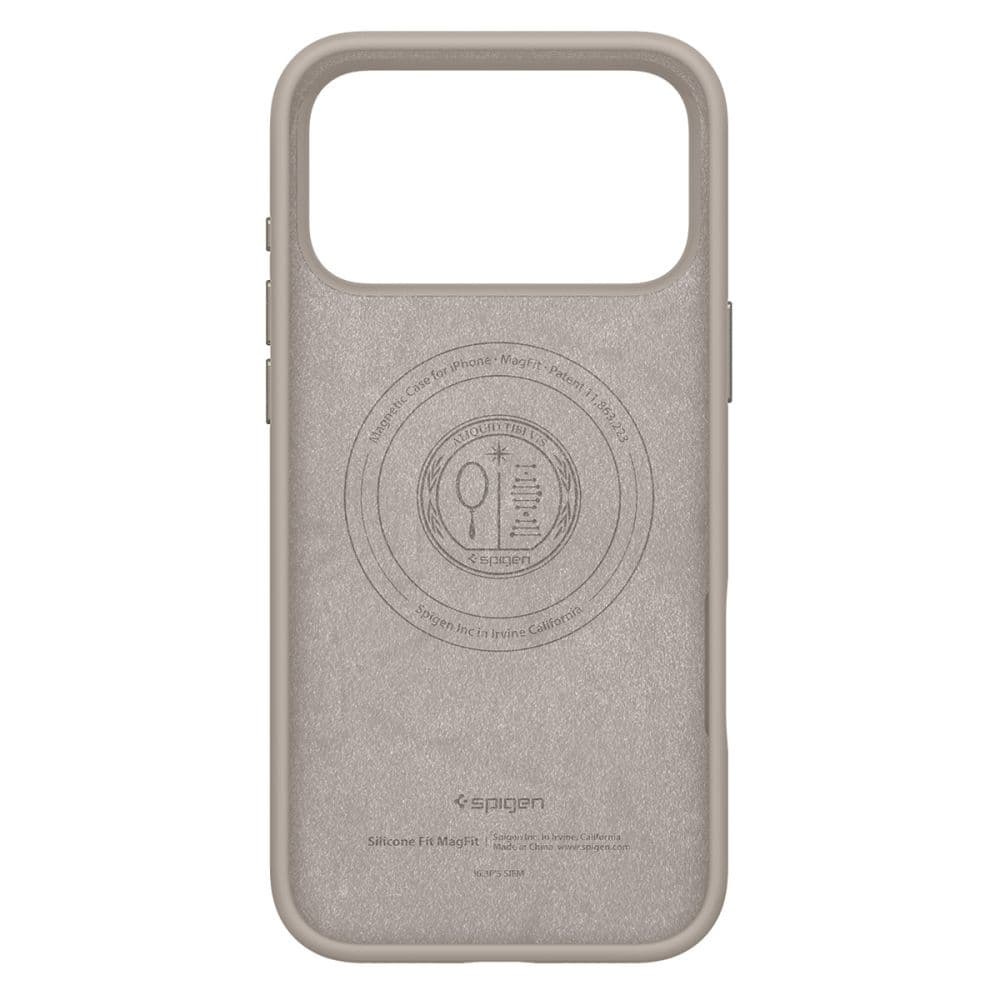 Spigen - Silicone Fit MagSafe - iPhone 17 Pro Max - Stone - náhled 4