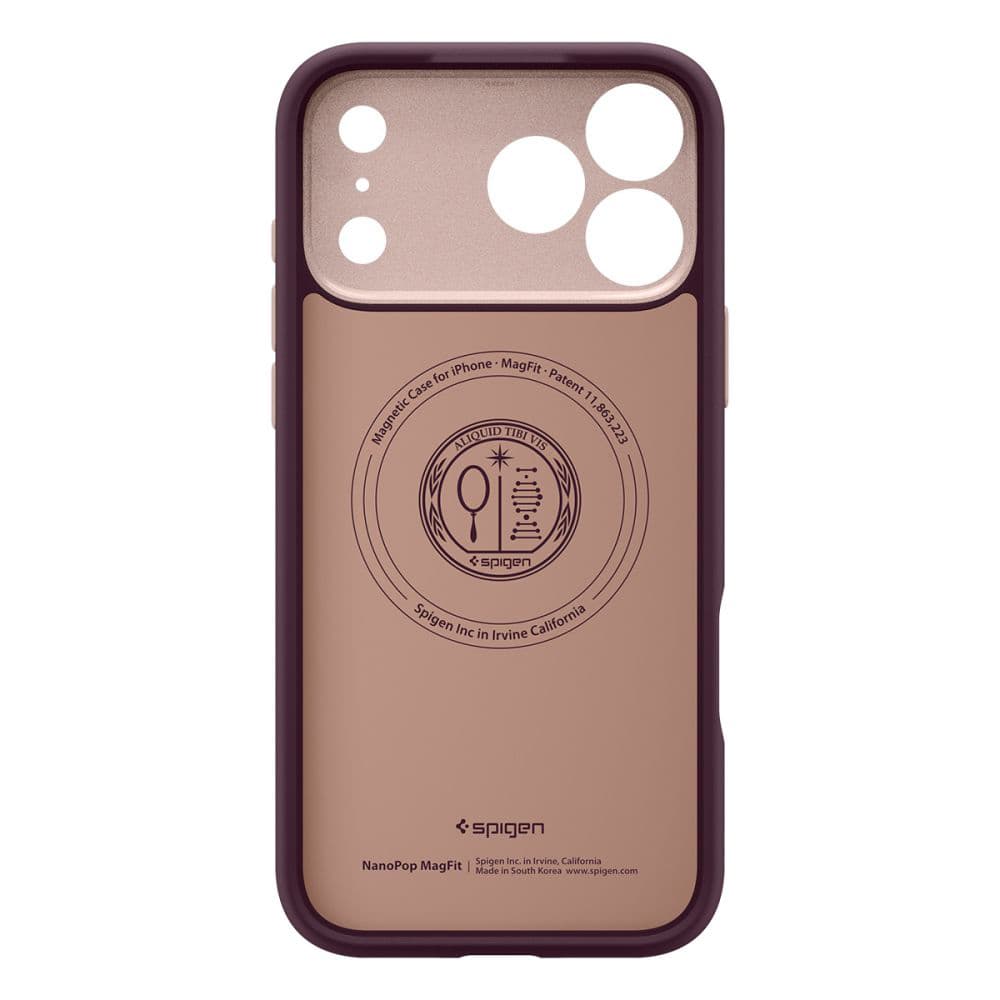 Spigen Caseology Nano Pop MagSafe iPhone 17 Pro v barvě burgundská fazole - náhled 4