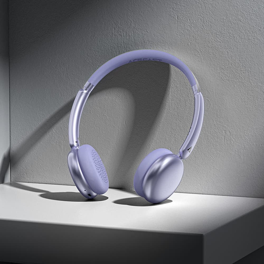 Acefast Bezdrátová sluchátka H8 Type-C Bluetooth 5.4 ANC Hybridní redukce šumu 500mAh Profesionální HiFi Zlatá - náhled 4