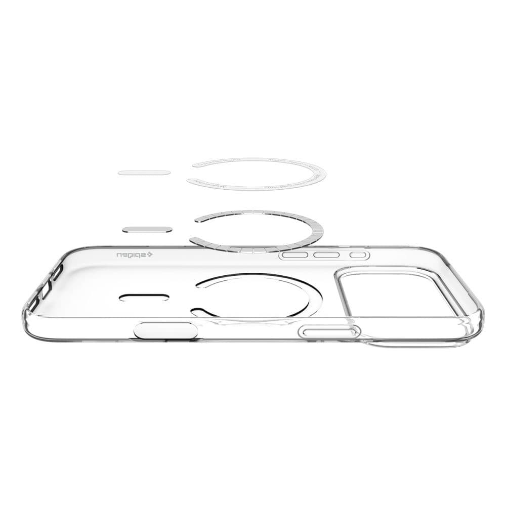 Spigen Liquid Crystal MagSafe iPhone 17 Pro průhledný bílý - náhled 4