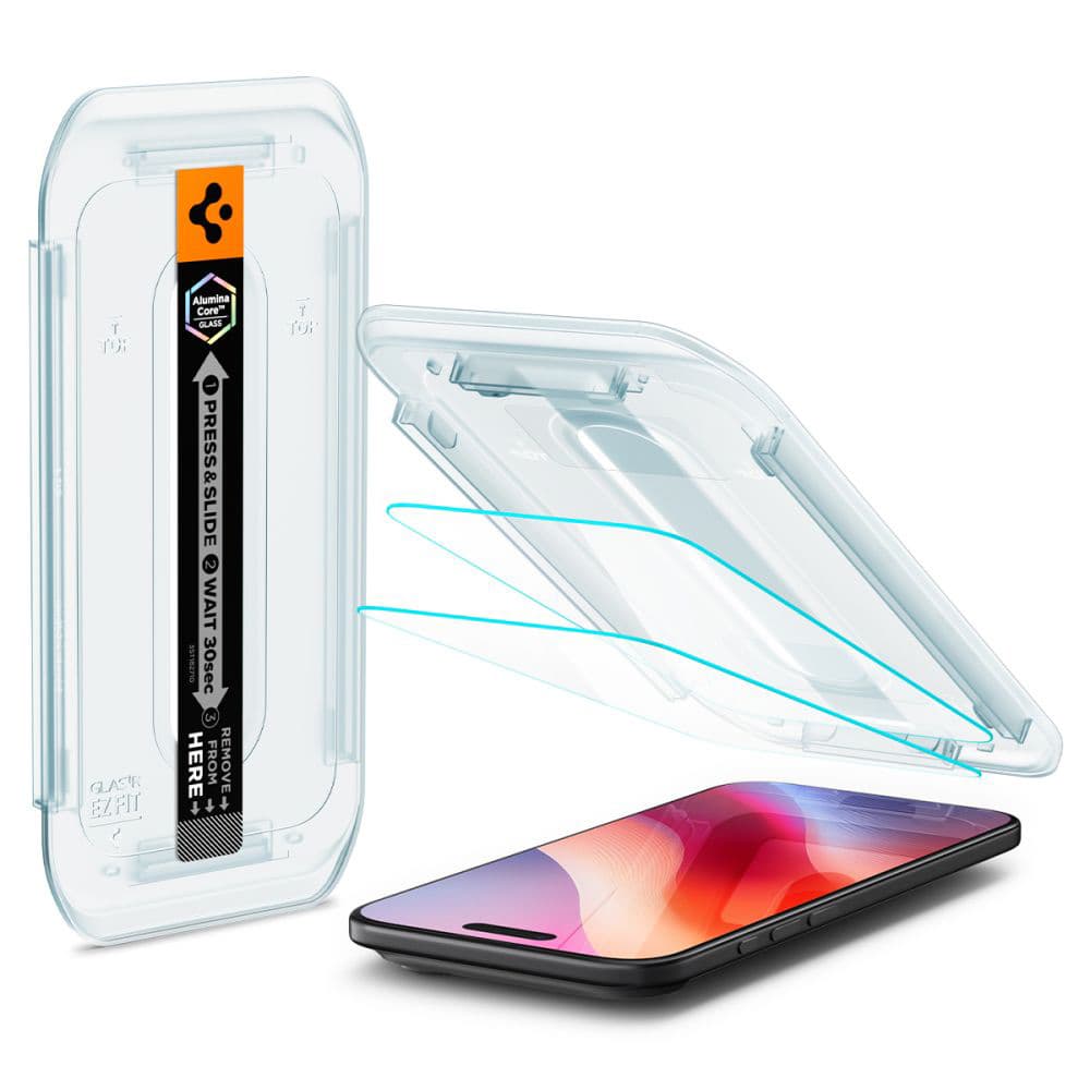 Spigen Glas.tR EZ-FIT (2 balení) iPhone 17 Air průhledný - náhled 4