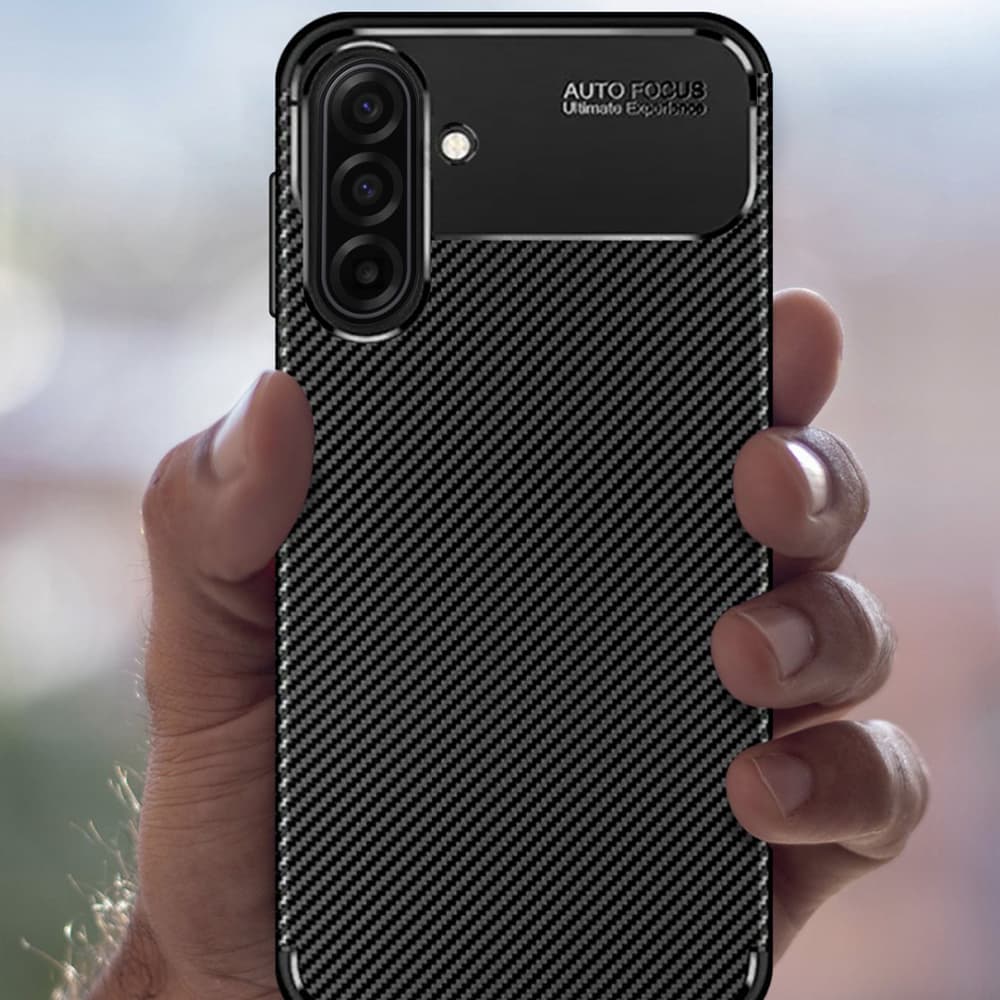 Techsuit CarbonFiber pro Samsung Galaxy A17 5G A17 4G černý - náhled 4