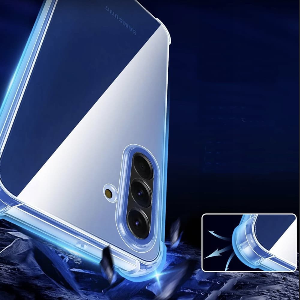 Techsuit Shockproof průhledný silikon pro Samsung Galaxy A17 5G A17 4G průhledný - náhled 4