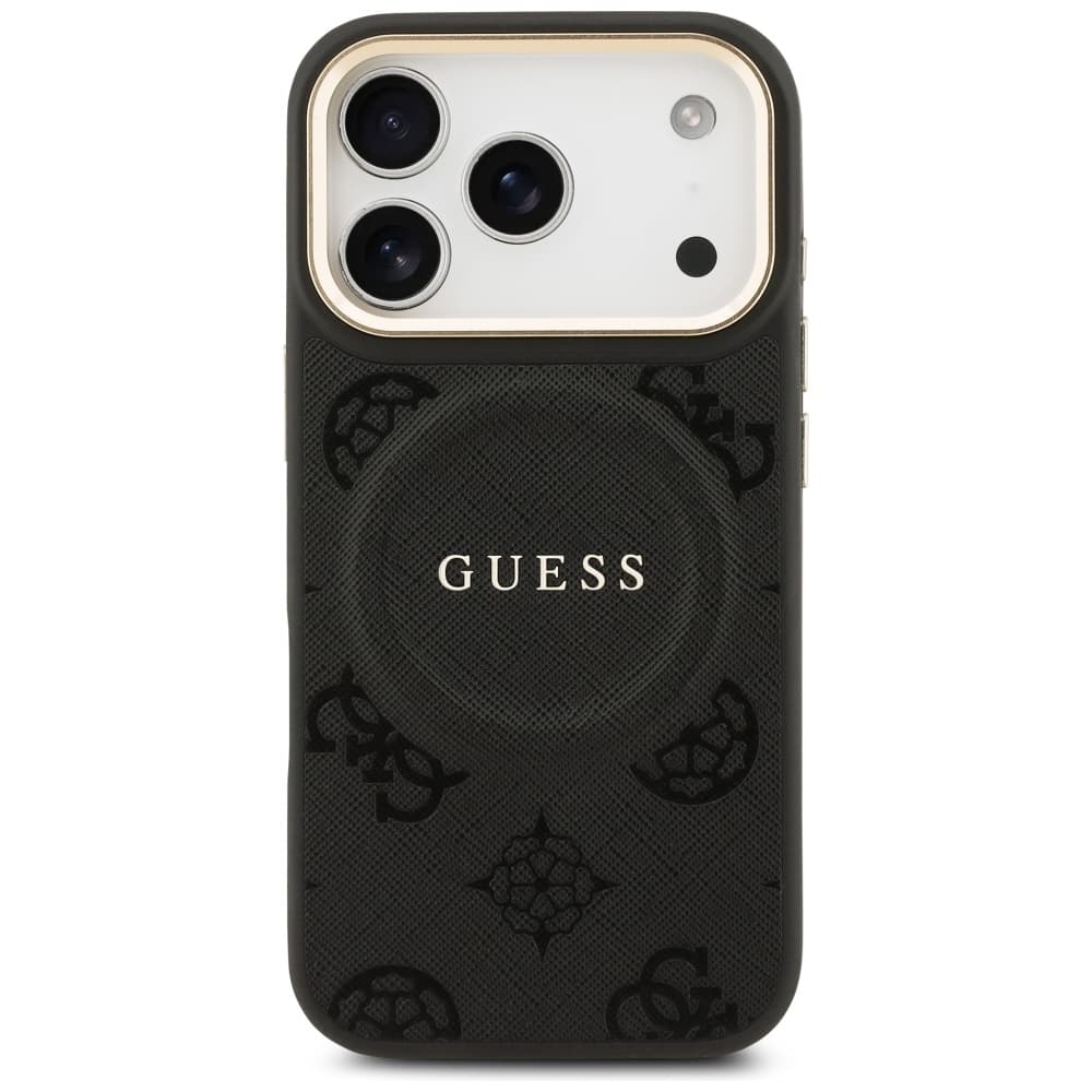 Guess Peony Hot Stamp MagSafe GUHMP17LPSAMSECK iPhone 17 Pro černá - náhled 4