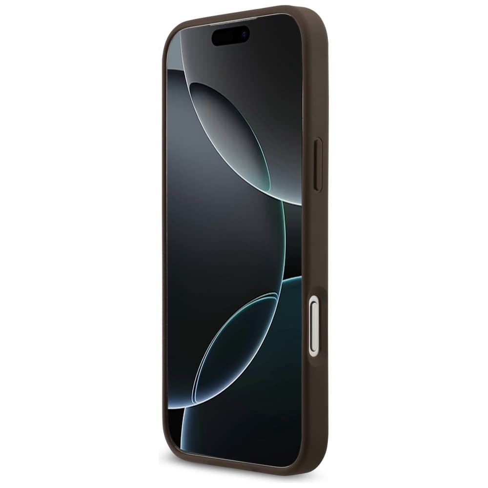 Guess 4G Circle Classic Logo MagSafe iPhone 17 Pro hnědá - náhled 4