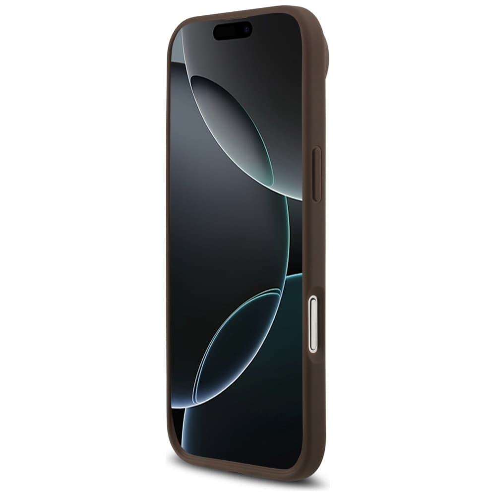 Guess 4G Circle Classic Logo MagSafe iPhone 17 Air Hnědá - náhled 4