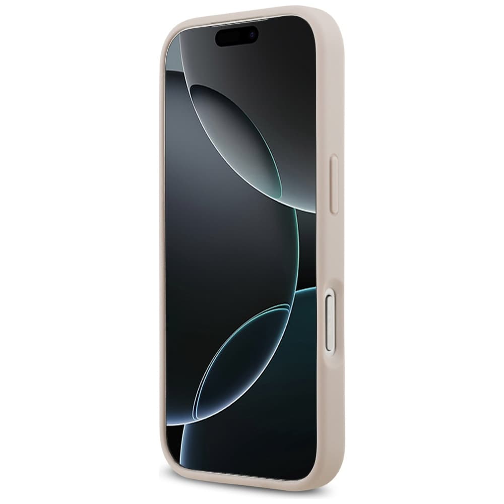 Guess 4G Circle Classic Logo MagSafe iPhone 17 Pro Růžová - náhled 4