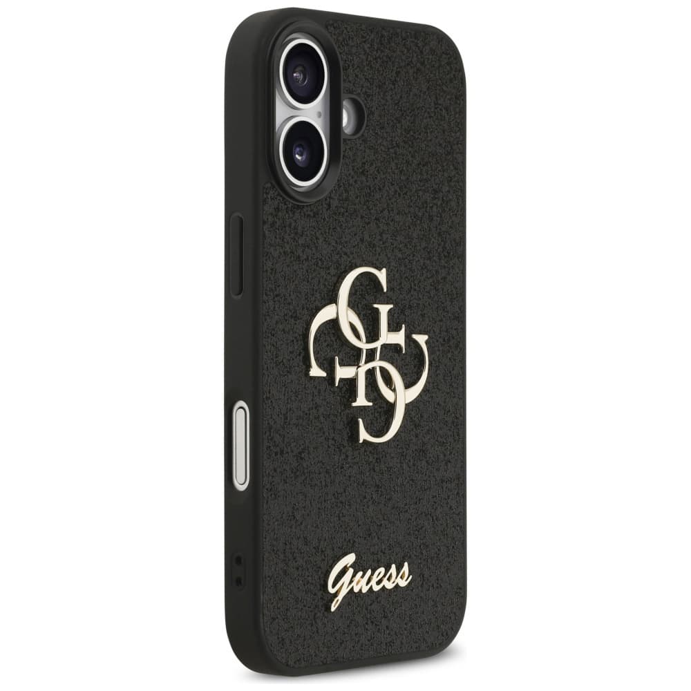 Guess Fixed Glitter Big 4G GUHCP17SHG4SGK iPhone 17 Černá - náhled 4