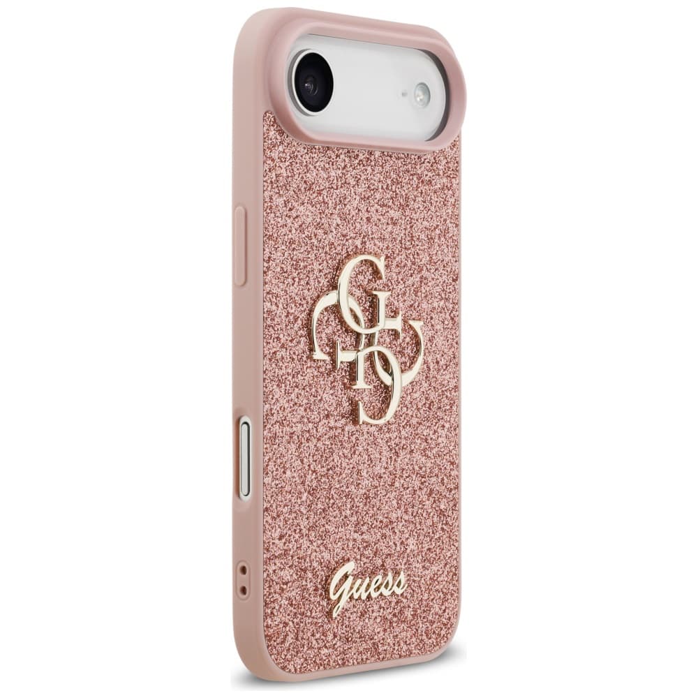 Guess Fixed Glitter Big 4G GUHCP17MHG4SGP iPhone 17 Air růžová - náhled 4
