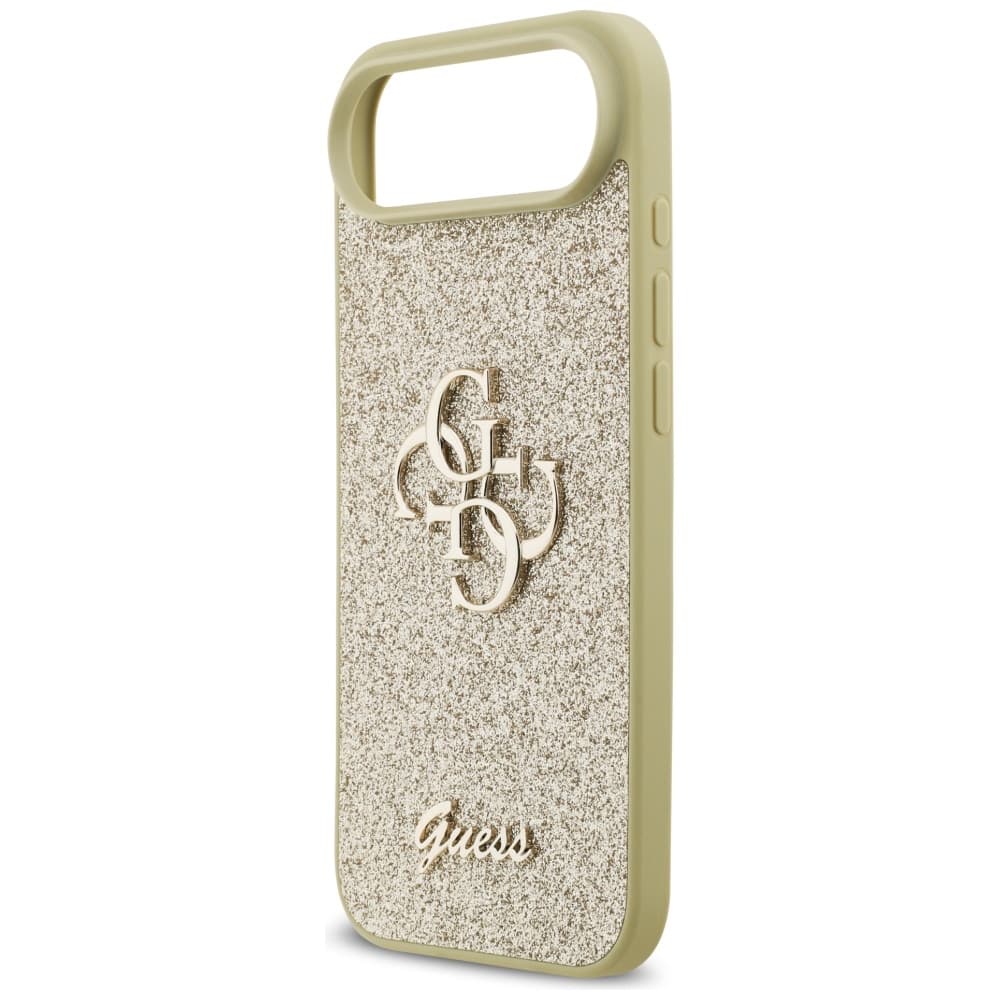 Guess Fixed Glitter Big 4G pouzdro iPhone 17 Air zlatá - náhled 4