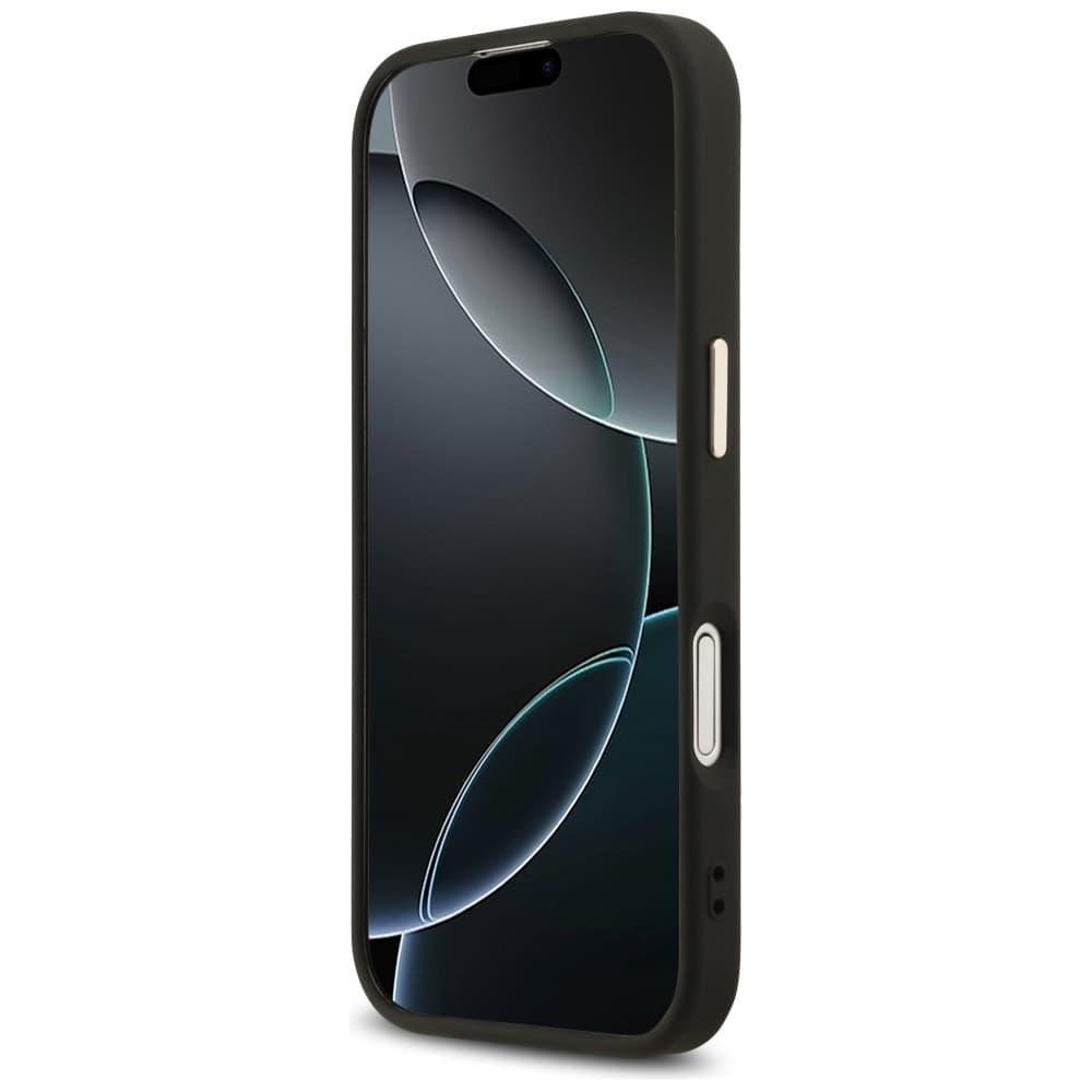 Guess Hardcase 4G Triangle Logo MagSafe iPhone 17 černý - náhled 4