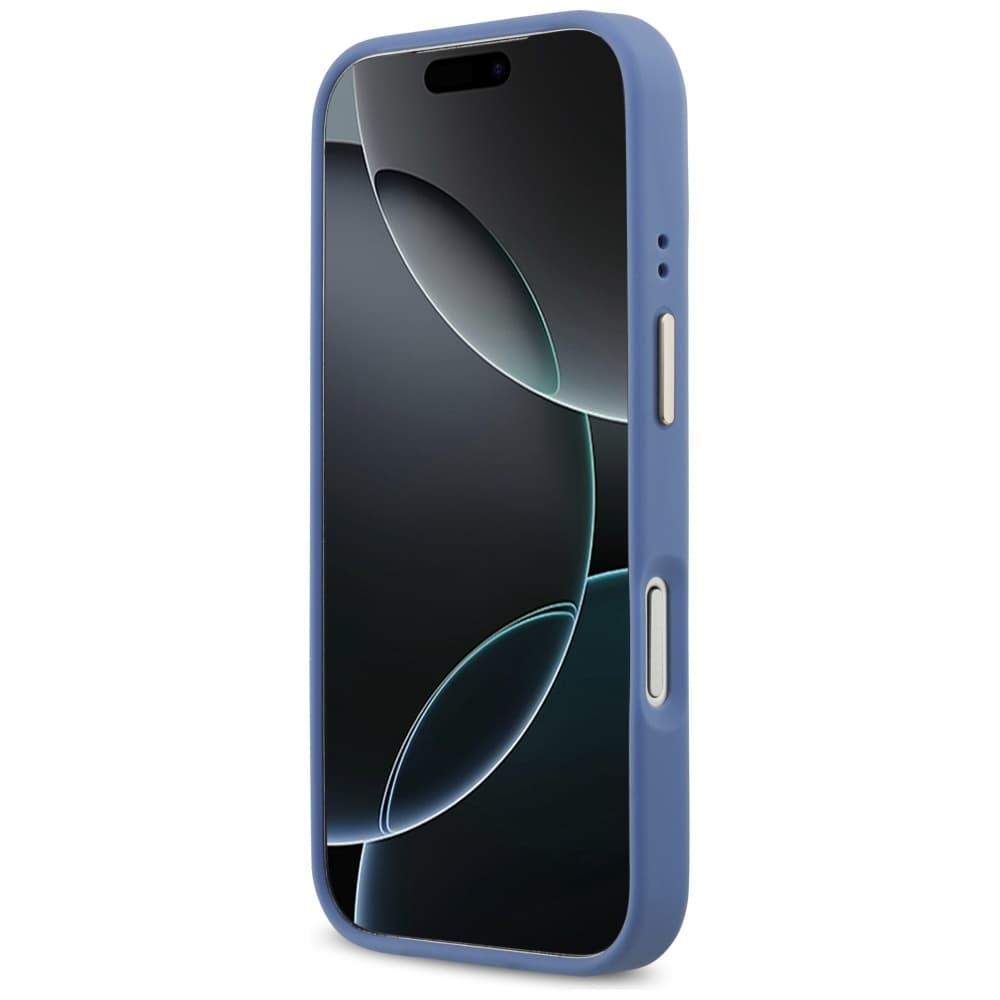 Guess Hardcase 4G Stripe MagSafe iPhone 17 Pro modrá - náhled 4