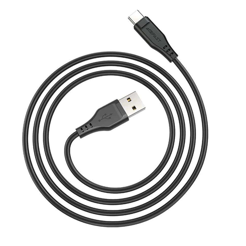 Acefast Data Cable C3-03 USB na Type-C 60W 3A Rychlé nabíjení 1.2m černá - náhled 4