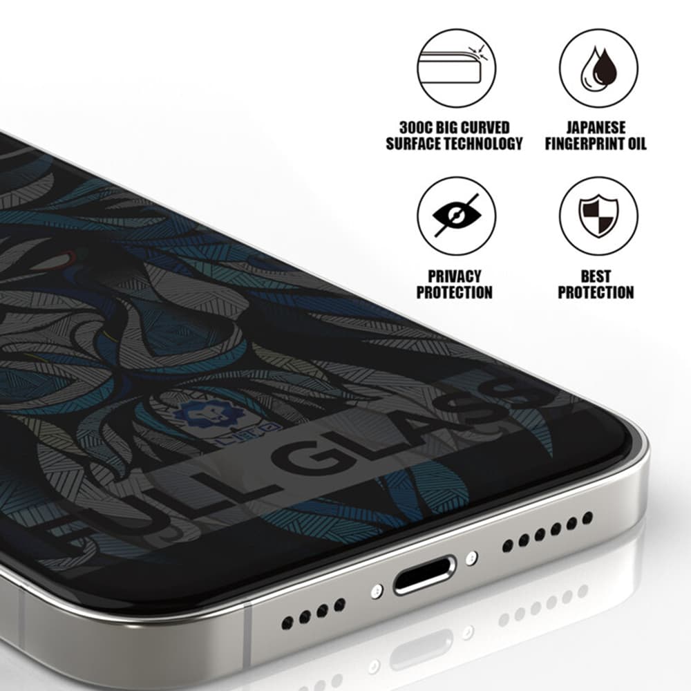 Lito D+ Max Privacy 300C pro iPhone 17 Pro Max černá - náhled 4