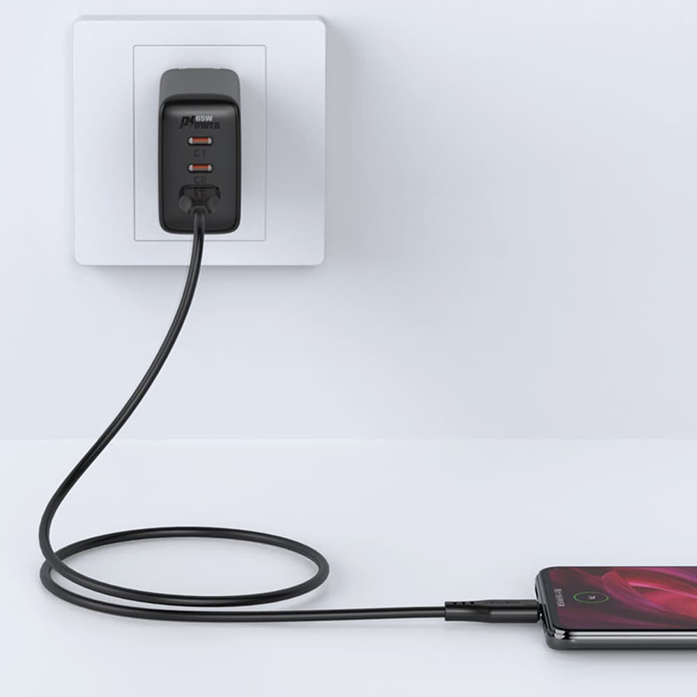 Acefast Datový kabel C3-09 USB na Micro-USB 2.4A 480Mbps 1.2m černý - náhled 4