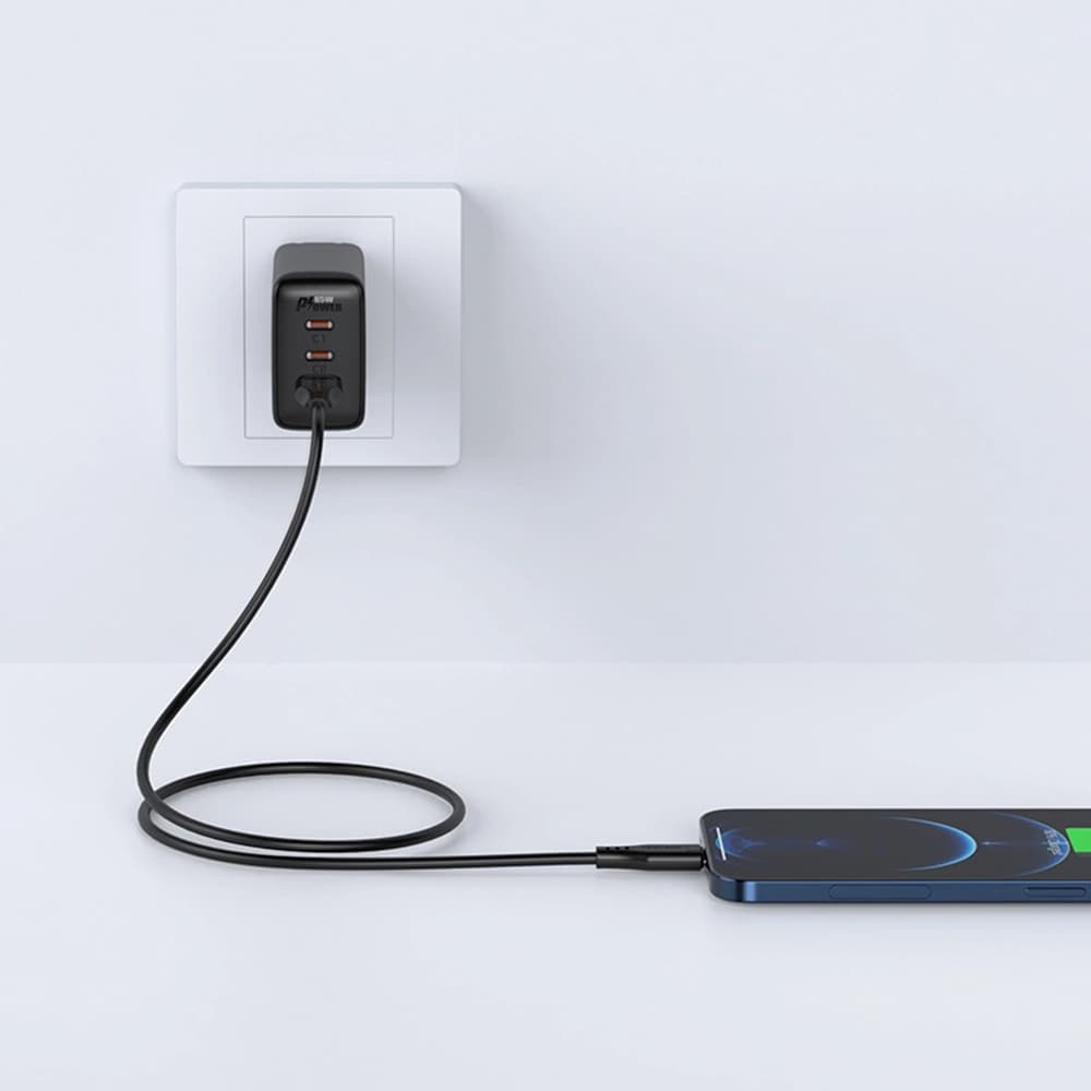 Acefast Datový kabel C3-02 USB na Lightning 2.4A 480Mbps MFi 1.2m černý - náhled 4
