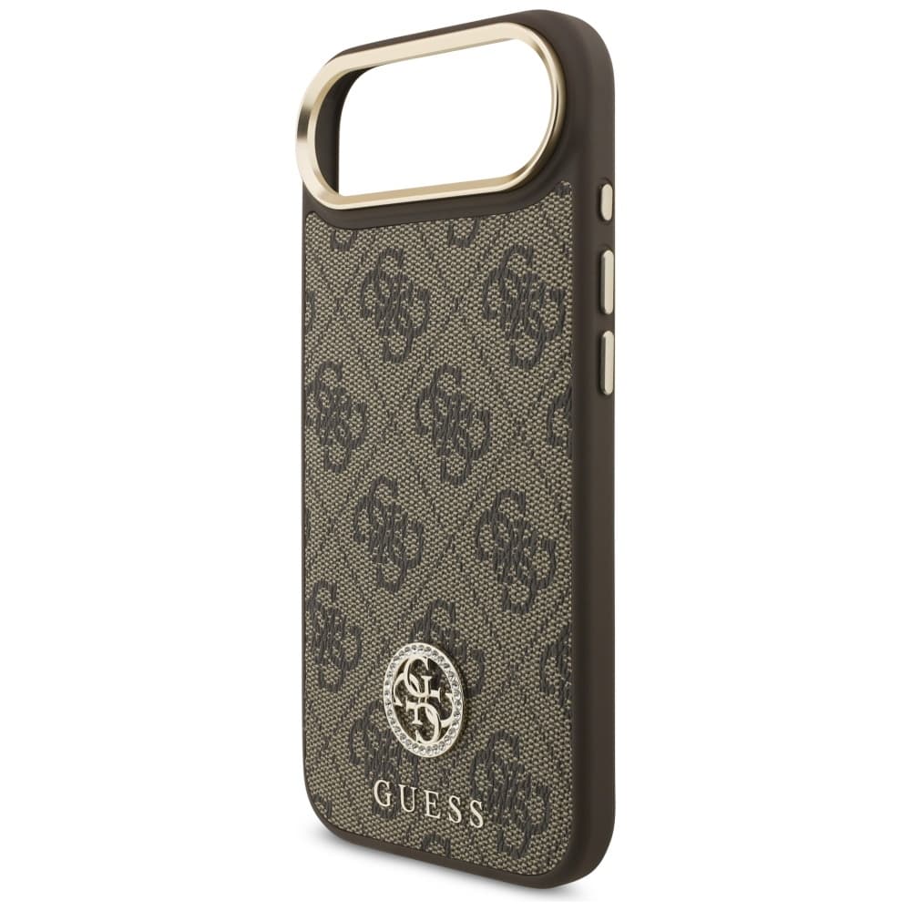 Guess 4G Strass Logo MagSafe pro iPhone 17 Air hnědý - náhled 4