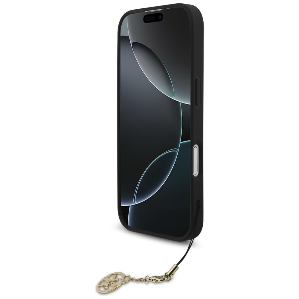 Guess Hardcase 4G Charm Cradle MagSafe iPhone 17 Černá - náhled 4