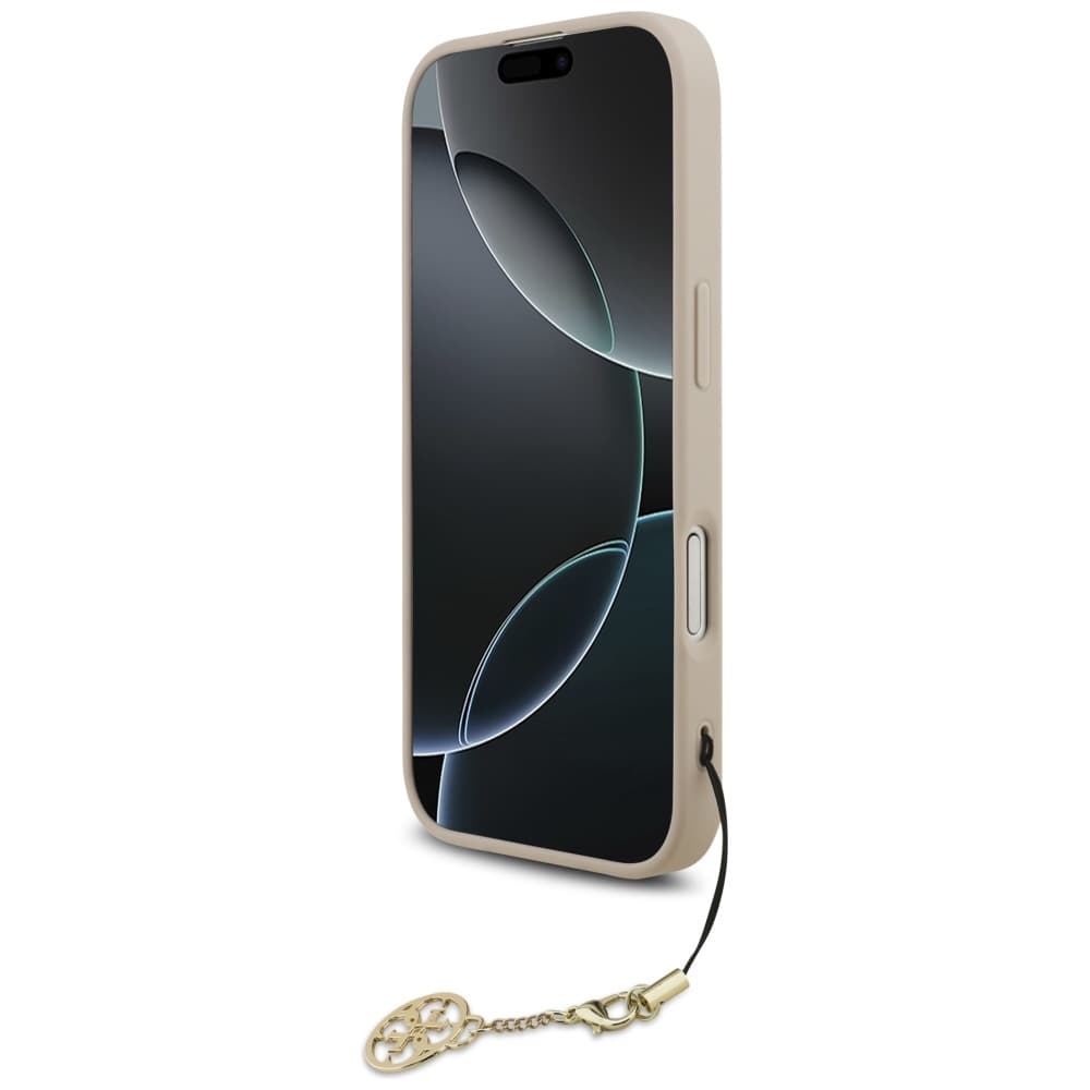 Guess Hardcase 4G Charm Cradle MagSafe iPhone 17 růžová - náhled 4