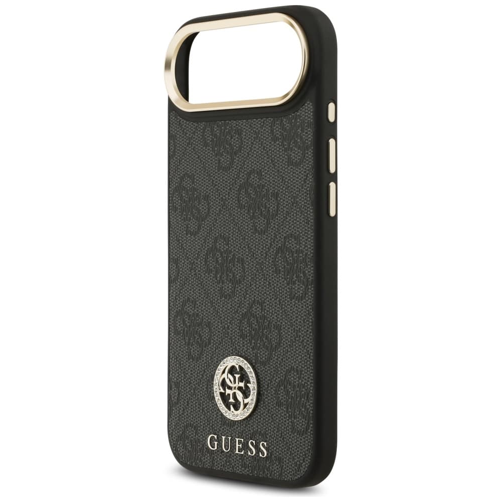Guess Hardcase 4G Strass Logo MagSafe iPhone 17 Air černý - náhled 4