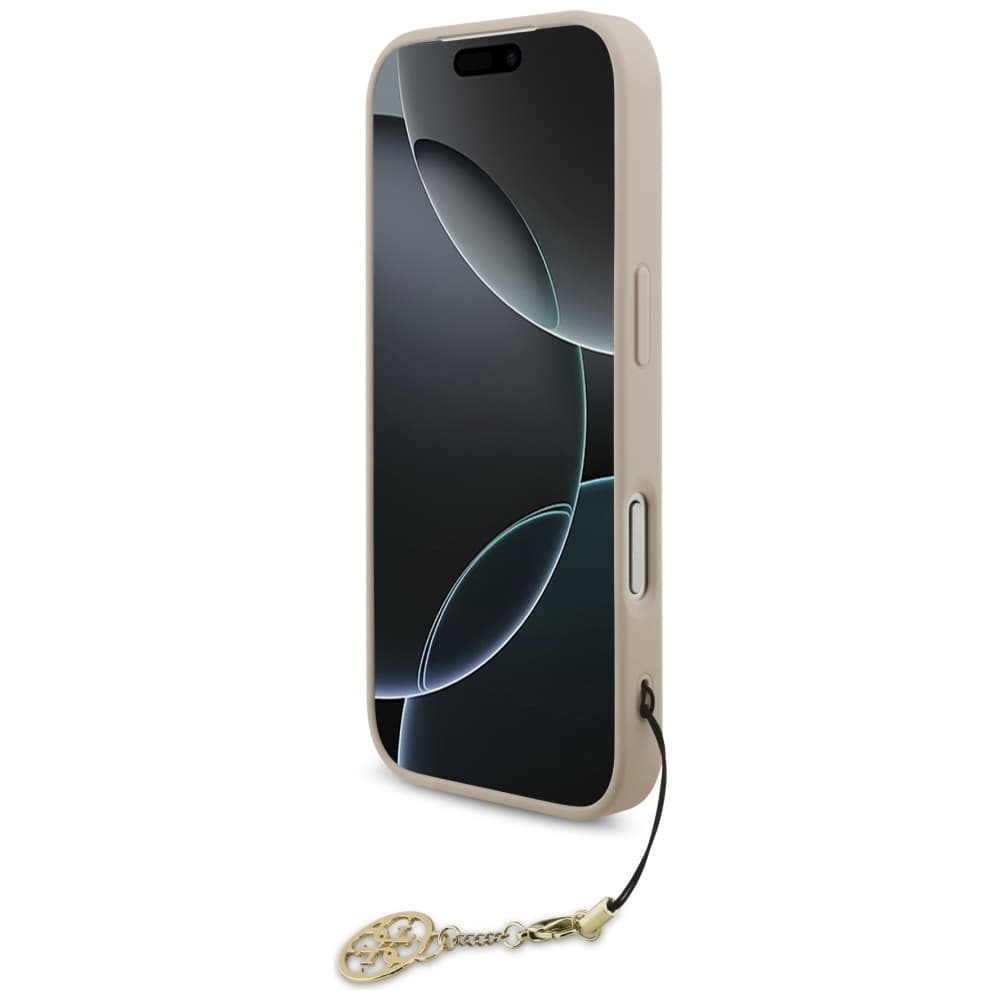 Guess Hardcase 4G Charm Cradle MagSafe iPhone 17 Pro růžová - náhled 4