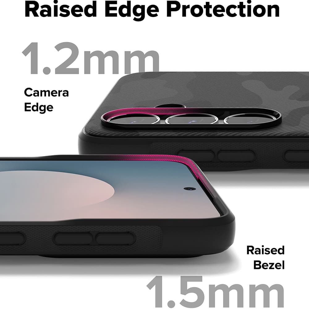 Ringke Onyx pouzdro pro Samsung Galaxy S25 FE maskáčová černá - náhled 4