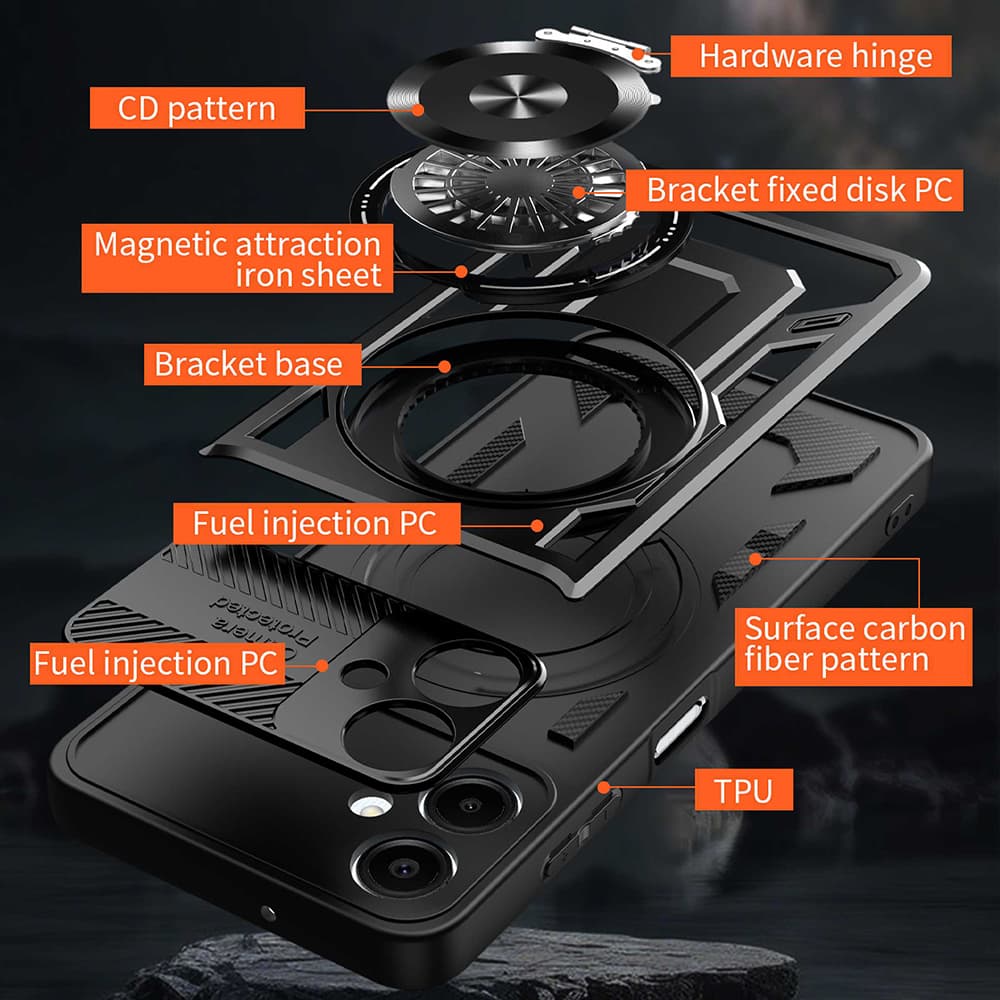 Techsuit RuggedCam pro Samsung Galaxy A07 4G modrý - náhled 4