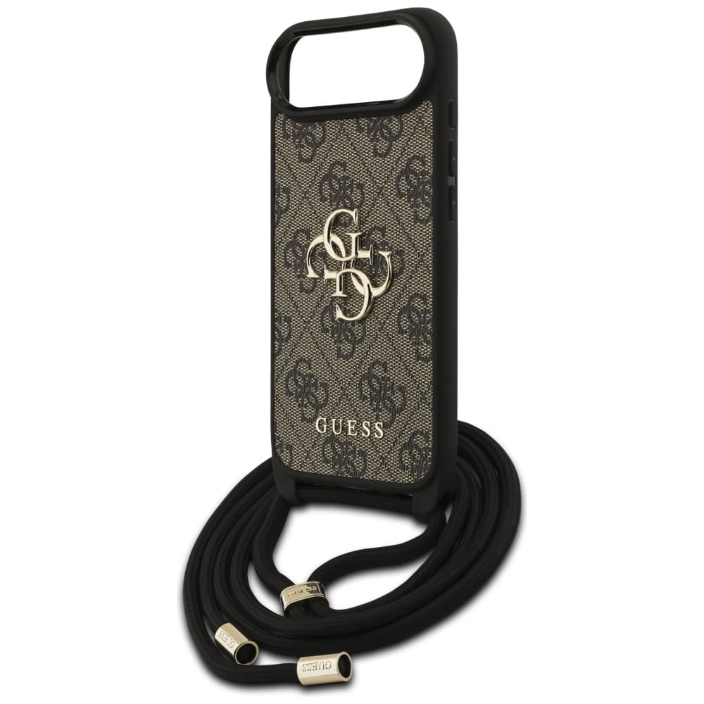 Guess Crossbody Cord 4G Big Logo GUHCP17MP4GMGCRW iPhone 17 Air hnědá - náhled 4