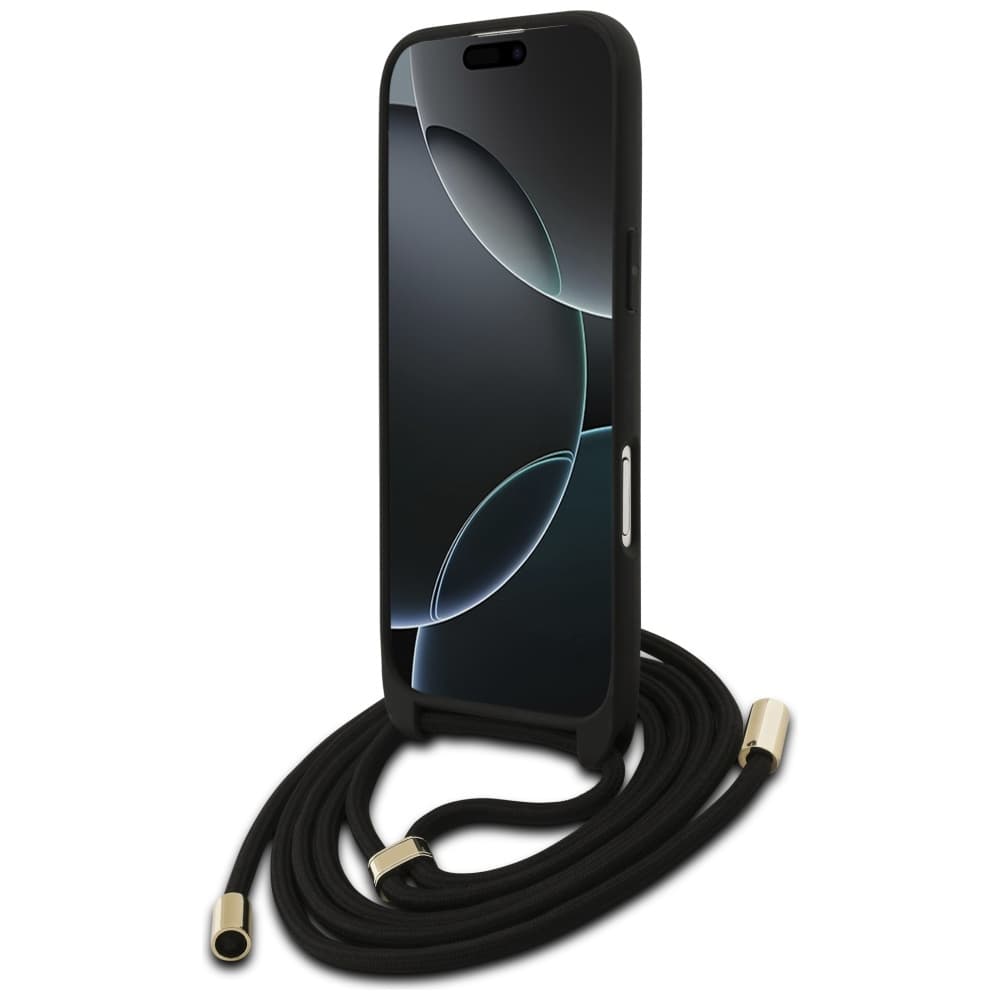 Guess Crossbody Cord 4G Big Logo iPhone 17 Air Černá - náhled 4