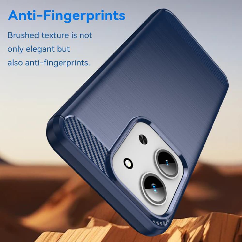 Techsuit carbon silicone pro Xiaomi Redmi 15C 4G/5G Poco C85 4G modrá - náhled 4