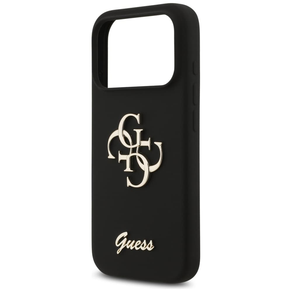 Guess Silicone Big 4G Script GUHCP17LSC4GSMK iPhone 17 Pro černá - náhled 4