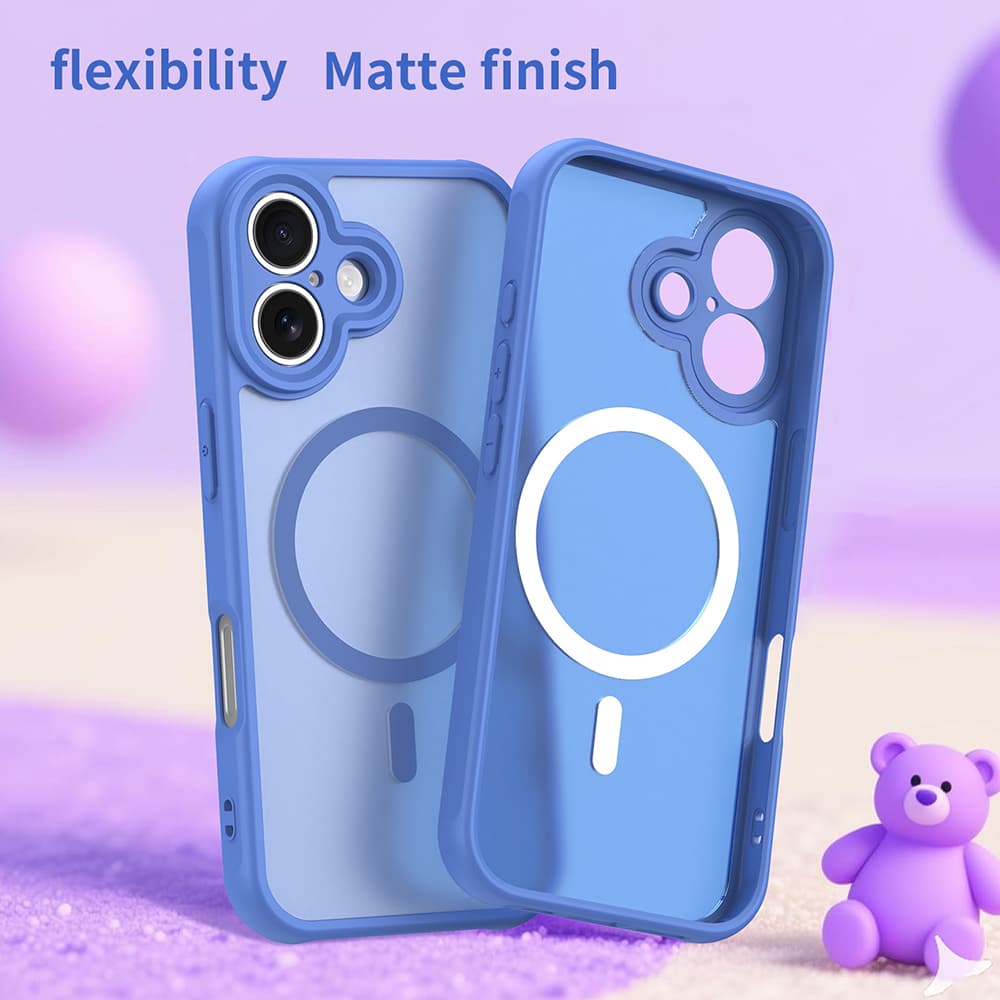 Techsuit HaloFrost II MagSafe pro iPhone 16 nebesky modrá - náhled 4