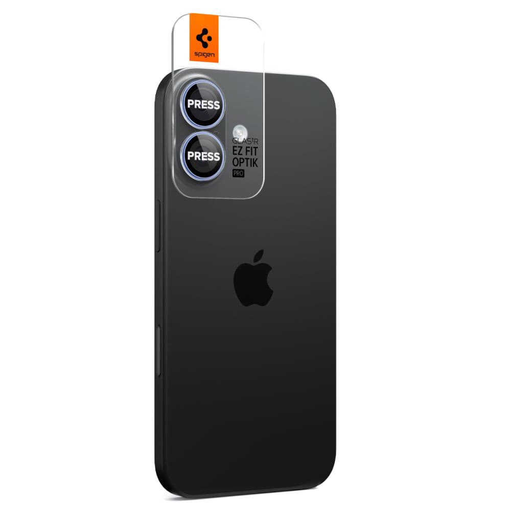 Spigen Optik.tR EZ Fit Pro sklo na kameru (2 ks) iPhone 17/16 Plus/16 modrá - náhled 4