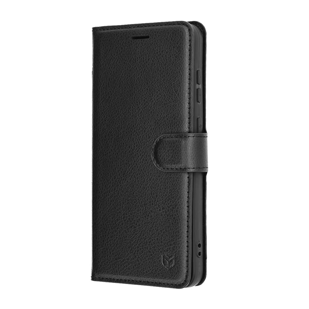 Kožené pouzdro Techsuit Samsung Galaxy S25 FE černé - náhled 4
