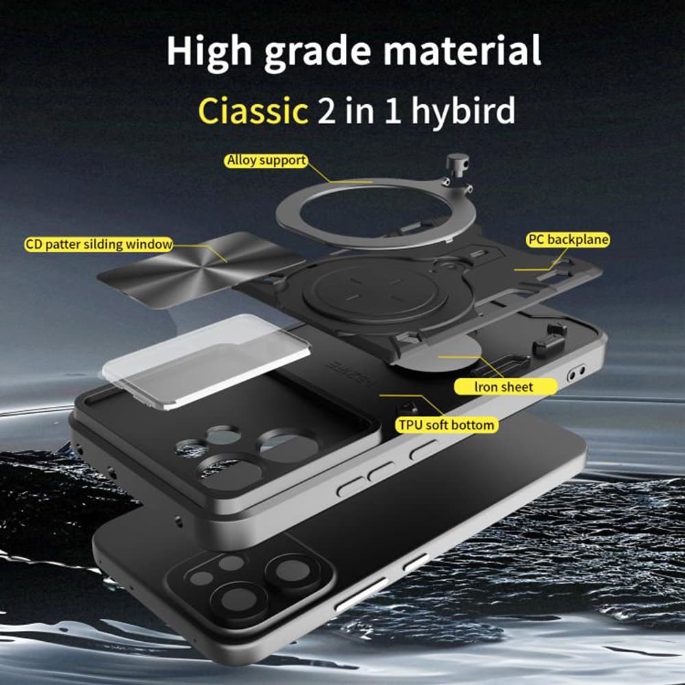 Techsuit CamGuard Pro pro Oppo Reno14 F Reno14 FS 5G růžově zlatý - náhled 4