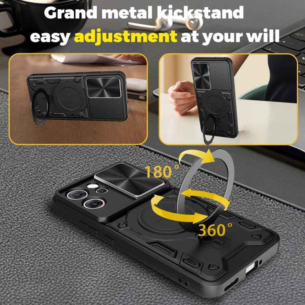 Techsuit CamGuard Pro pro Oppo Reno14 F / Reno14 FS 5G fialová - náhled 4
