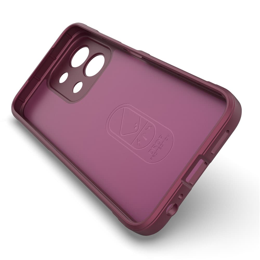 Techsuit Magic Shield pro Xiaomi Redmi 15C 4G/5G v barvě bordeaux - náhled 4