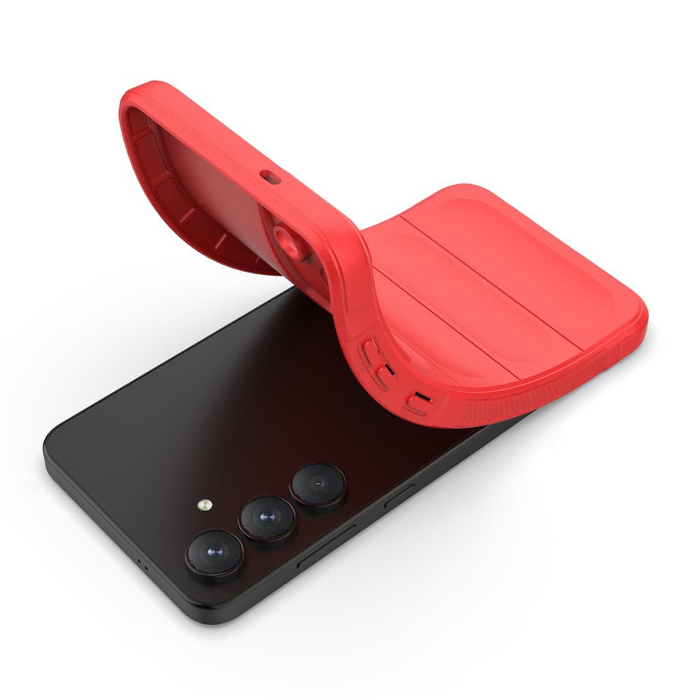 Techsuit – Magic Shield – Samsung Galaxy S25 FE – červený - náhled 4