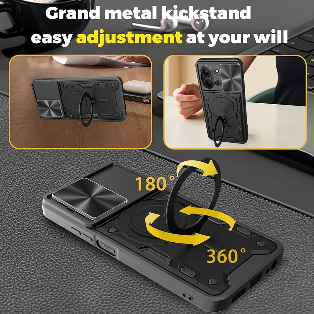 Techsuit CamGuard Pro pro Xiaomi Redmi 15C 4G / 5G fialová - náhled 4