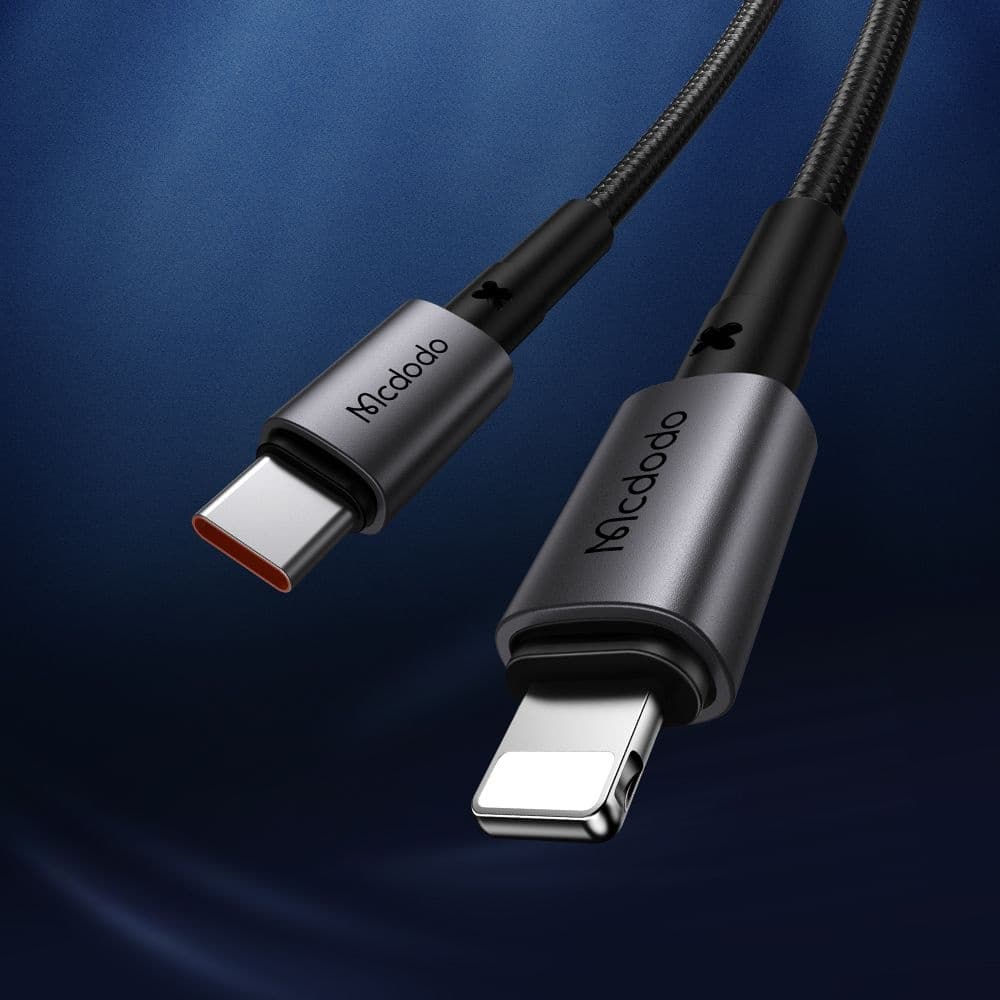 Mcdodo – datový kabel (CA-2850) – Type-C na Lightning, rychlé nabíjení PD, 3A, 36W, 1,2m – černý - náhled 4