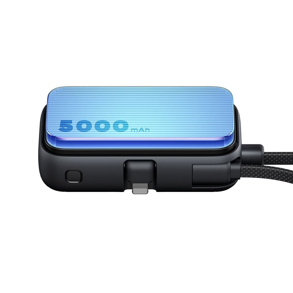 Mcdodo Power Bank FreeKit Series MC-7800 s kabelem Lightning 5000mAh 22.5W černá - náhled 4