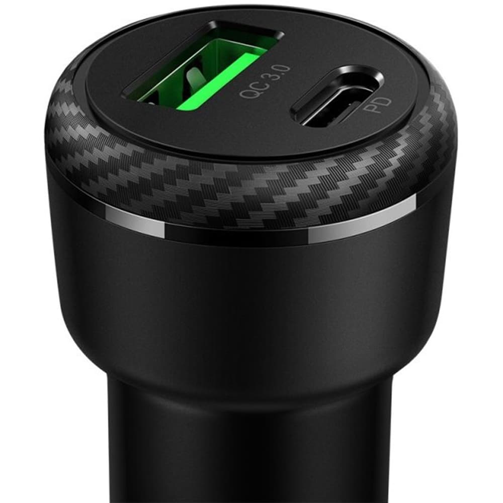 Mcdodo – nabíječka do auta (CC-5970) – duální port, rychlé nabíjení, 38W, Smart IC, ohnivzdorný materiál – černá - náhled 4