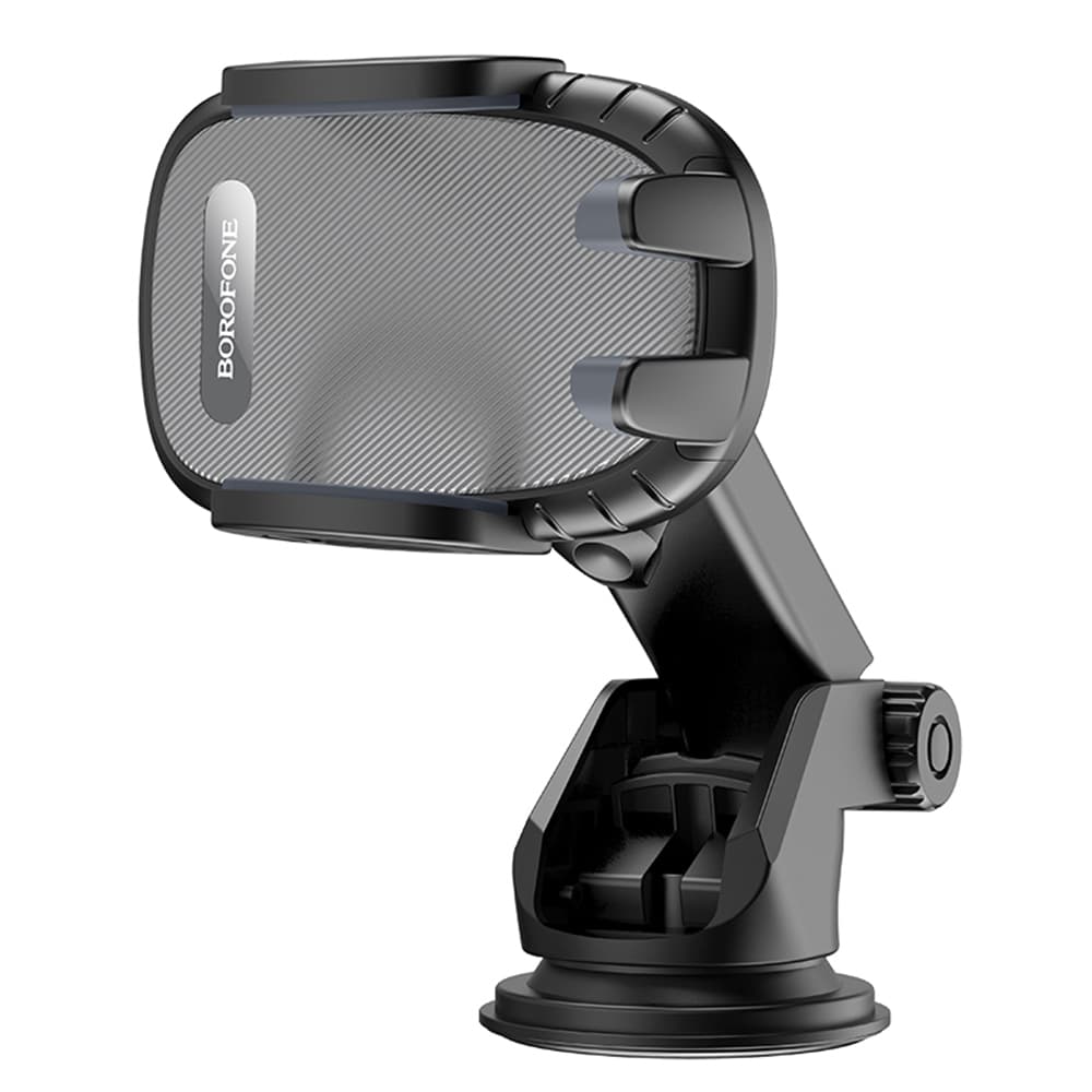 Borofone Windy BH53 držák s přísavkou pro 4.5-6.7 telefony černošedý - náhled 4