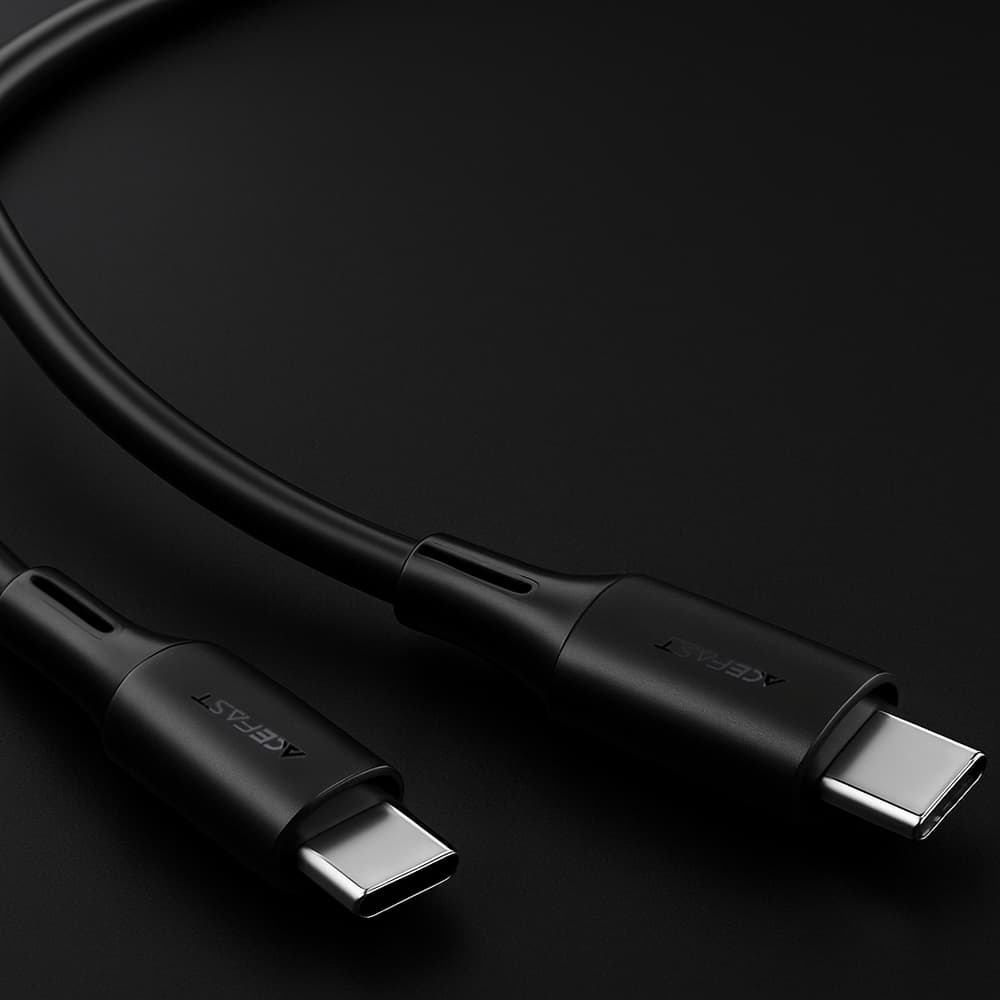 Acefast Data Cable C17-03 Type-C na Type-C Rychlonabíjecí 60W 3A 1.2m černá - náhled 4