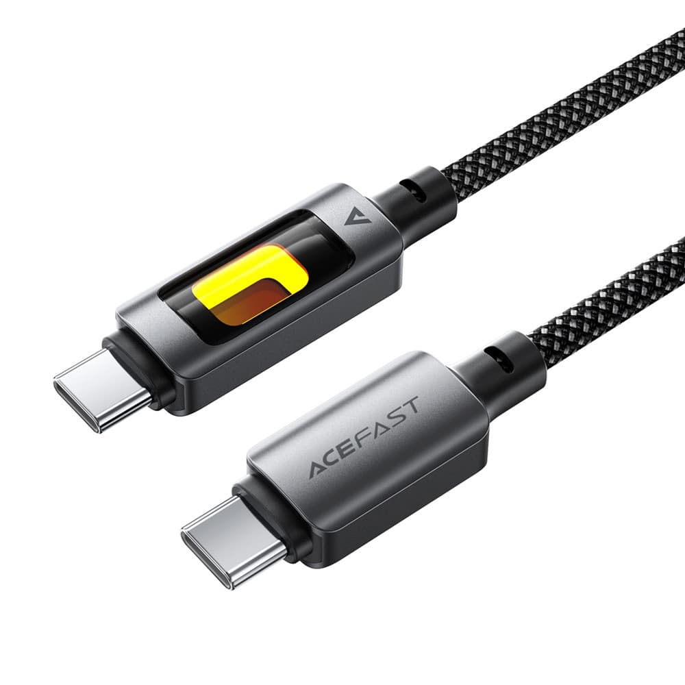 Acefast Data Cable C21-03 Rychlonabíjecí Type-C na Type-C 60W 3A 1.2m černý - náhled 4