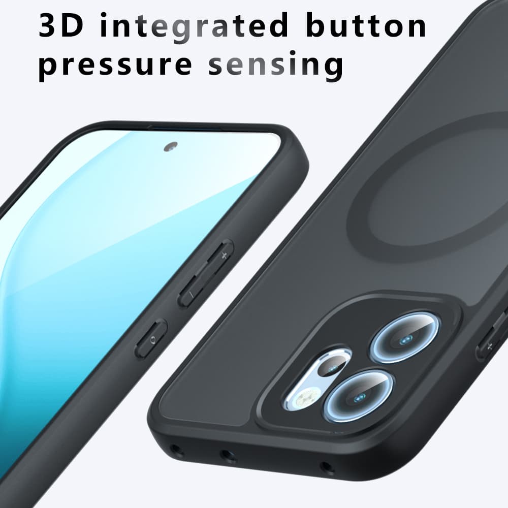 Techsuit PureFrost MagSafe pro Oppo Reno14 F / Reno14 FS 5G v matné černé - náhled 4