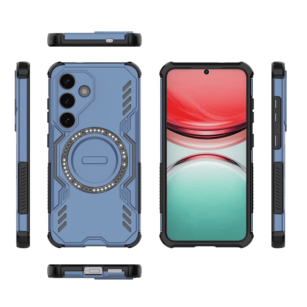 Techsuit – pouzdro ArmorMag – Samsung Galaxy S25 FE – modré - náhled 4
