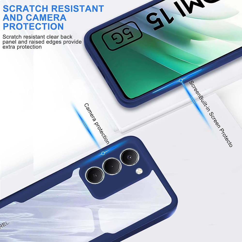 Techsuit ColorVerse 360 Series Ochranné sklo Xiaomi Redmi 15 4G/5G Modrá - náhled 4