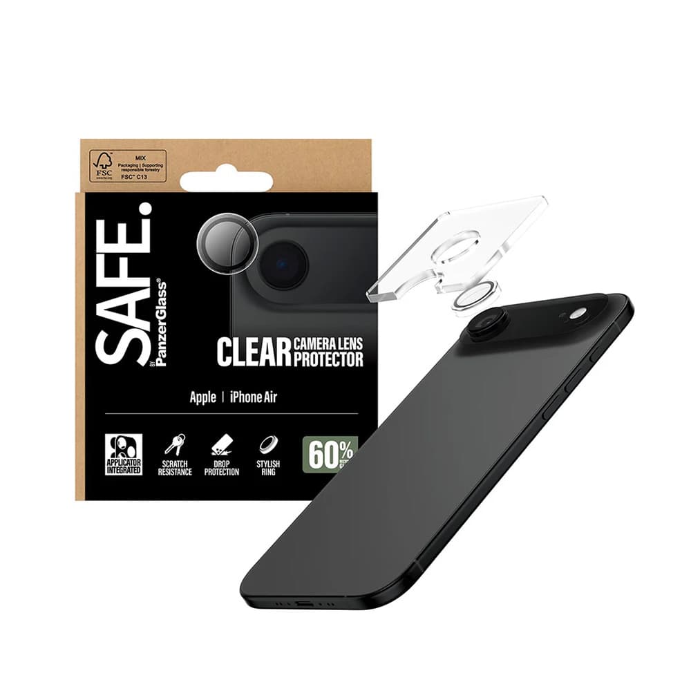 PanzerGlass® SAFE. Ochrana čočky fotoaparátu iPhone 17 Air čirá - náhled 4